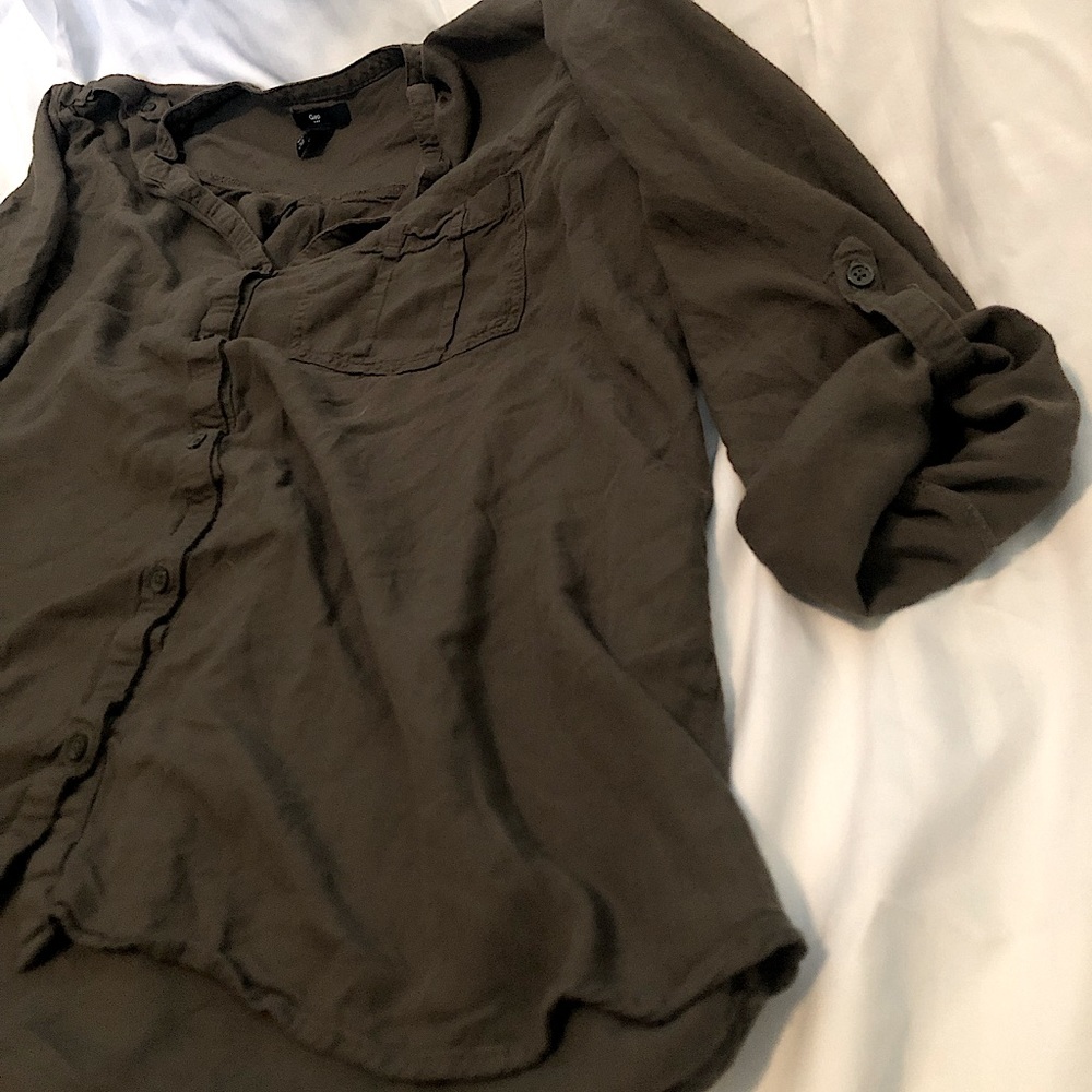 Gap Button Up Plus Size-XXL